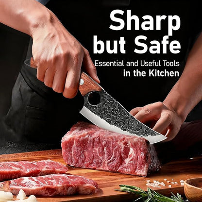 Fathers Day Gift for Men Dad, Chef Knife, Kitchen Knife for Cooking, Birthday Gifts for Men Husband Dad for Anniversary, Chopping, Japanese Steel Knife for Home, BBQ, Balance & Control, 6 Inch