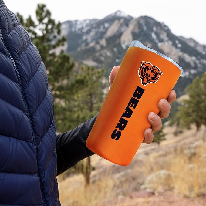Rico Industries NFL Football Soft Touch, Easy Grip Tumbler