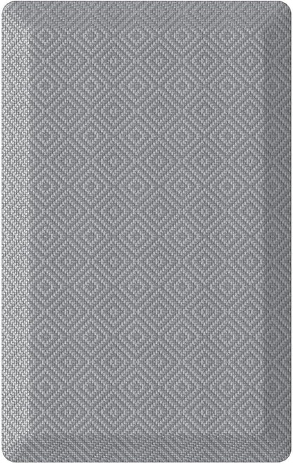 Ophanie Kitchen Mats for Floor, 3/4 inch Thick, 17x28 Anti Fatigue Cushioned Mat, Kitchen Rugs, Waterproof, Comfort Ergonomic Standing Mat for Office, Home, Sink, Grey Non-Slip Ridged Bottom