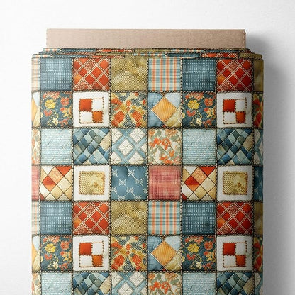 100% Cotton Fabric by the Yard – Turkish Quality Quilting & Sewing Fabric, 1 Yard x 1.69 Yards Wide, Patchwork Cotton for Crafts