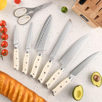NANFANG BROTHERS Damascus + VG10 Knife,71 Layers, Sharp,Multi-functional,Cooking Utensils,Cutting Meat,Vegetables,Fruits,Home Use,Commercial