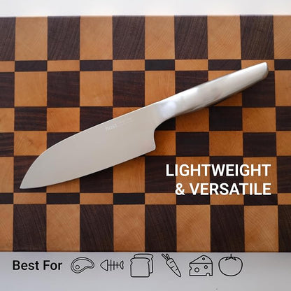 HAST 6.3-inch Santoku Knife, Ultra-Sharp, Premium Japanese Carbon Steel, Lightweight, Ergonomic & Award-Winning Design