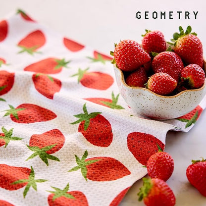 GEOMETRY Spring Kitchen Towels - Quick Dry Microfiber Cloth Spring & Summer Dish Towels for Kitchen Drying - Premium Quick Dry Towel - Lolita 18" x 30" (1 Pack)