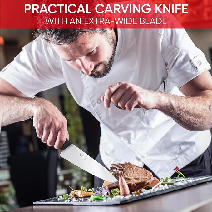 Chef knife. ICEL Cutlery 8-inch Chefs Knife.(Knife Care, Sharpening Instructions Included) Great for chopping, mincing and dicing.