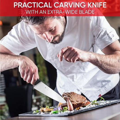 Chef knife. ICEL Cutlery 8-inch Chefs Knife.(Knife Care, Sharpening Instructions Included) Great for chopping, mincing and dicing.