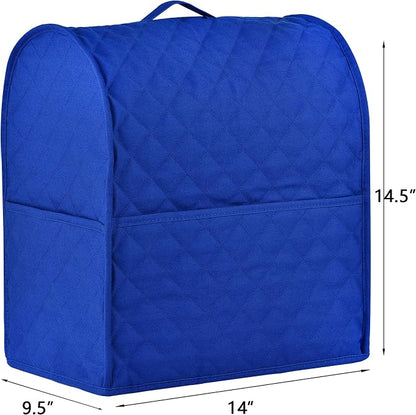 Stand Mixer Cover compatible with Kitchenaid Mixer, Fits All Tilt Head & Bowl Lift Models,Pure Cottot,Fine, Soft, Not Easy to Fade, Not Easy To Pilling. (Fits for 4.5-Quart and All 5-Quart, Blue)