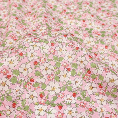 Nodsaw Jelly Roll Fabric Strips for Quilting, Crafting, and Sewing, 42 Strip Bundle, Soft Cotton for Blanket, Rug, Upholstery, Home Decor, and Purse Making, Spring Pastel Floral