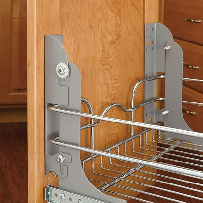 Rev-a-Shelf 5WB2-1822-CR 17.75" x 22" Double Pullout Wire Basket