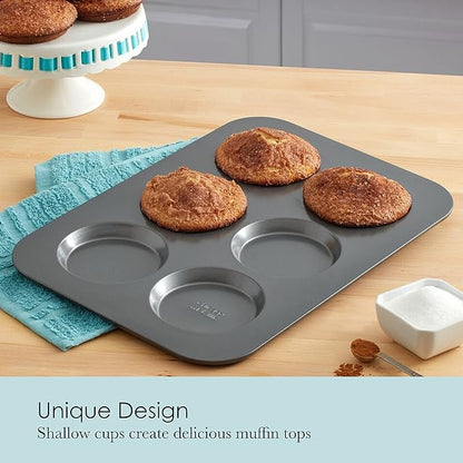 Chicago Metallic Professional Non-Stick Muffin Top Pan, 15.75-Inch-by-11-Inch