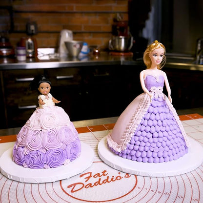 Fat Daddio's PDV-05 Dolly Varden Doll Cake Pan, 5.25 x 4.5 Inch, Silver