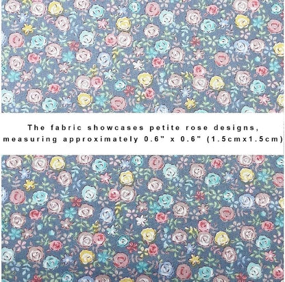 Charm Packs for Quilting 5 Inch Clearance, Quilting Cotton Fabric Squares Precut Blue and Grey Color Fabric Bundles for Craft DIY …