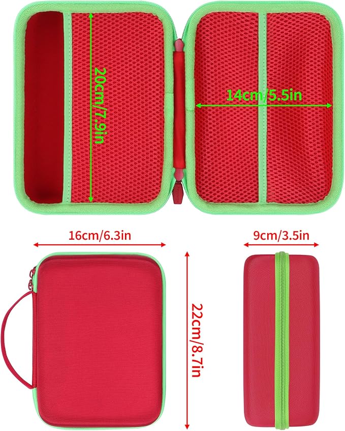 Storage Case Compatible with Leapfrog Tad's Fridge Phonics Magnetic Letter Set (Red+ Green)