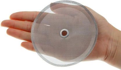 Boao 6 Pieces French Press Replacement Filters Mesh Filters Replacement 4 Inch Stainless Steel Replacement Screen for 1000 Ml, 34 Oz, 8 Cup French Press Coffee Makers and Tea Machines