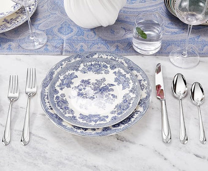KEAWELL Premium Astra 8-Piece 8.3 inch Dinner Fork Set – 18/10 Stainless Steel Mirror-Finished Silverware with Diamond-Faceted Handles, Comfortable Grip and Dishwasher Safe (8, Dinner Forks)