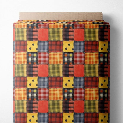100% Cotton Fabric by the Yard – Turkish Quality Quilting & Sewing Fabric, 1 Yard x 1.69 Yards Wide, Patchwork Cotton for Crafts