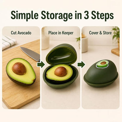Avocado Keeper Avocado Saver Avocado Storage Containers Reusable Avocado Holder Organizer