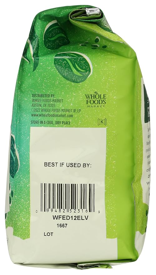 Whole Foods Market, El Volcan Light Roast Ground Coffee, Mandarin Orange, Honey & Brown Sugar, 12 Ounce