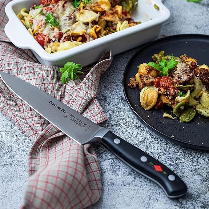 F. DICK – Premier Plus Chef Knife - Classic kitchen knife with 5.9" blade & 56 HRC - Ideal for meat & vegetables - Ultra sharp - Stainless steel - Ergonomic handle - High carbon - Made in Germany