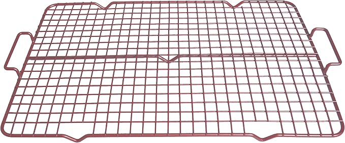 CasaWare 3pc Ultimate Commercial Weight 15 x 10 x 1-inch Cookie Sheet/Cooling Grid Set (Blue Granite)