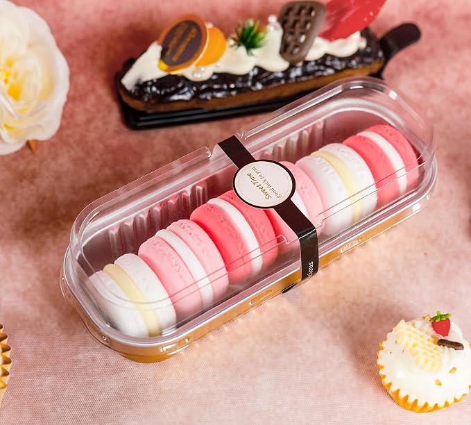 NPLUX Mini Loaf Pans with Lids and Spoons Rectangular Aluminum Foil Baking Pans Mini Cheesecake Containers 6.8oz, Graduation Gifts Party Favors(120 Pack, Gold)
