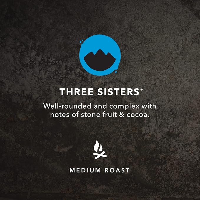 Kicking Horse Coffee, Three Sisters, Medium Roast, Whole Bean, 2.2 Pound - Certified Organic, Fairtrade, Kosher Coffee