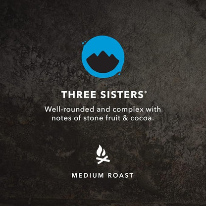 Kicking Horse Coffee, Three Sisters, Medium Roast, Whole Bean, 2.2 Pound - Certified Organic, Fairtrade, Kosher Coffee