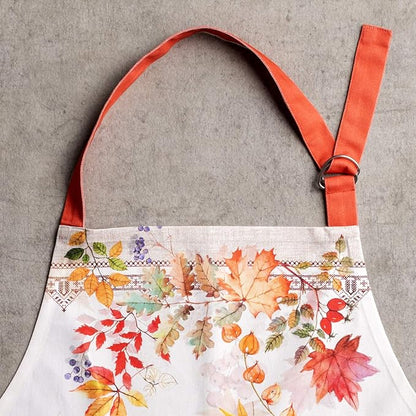 Maison d' Hermine 100% Cotton Apron for women with Pocket Kitchen Chef Apron for Men Cooking Spring Summer