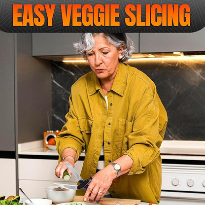 2 in 1 Cutting Board Scissors for Food - 9.6" Detachable Cheese Scissors with Cutting Board and Stainless Steel Blade - Easy-to-Use Veggie Cutter, Suitable for Fruits and Vegetables at Dad's Party