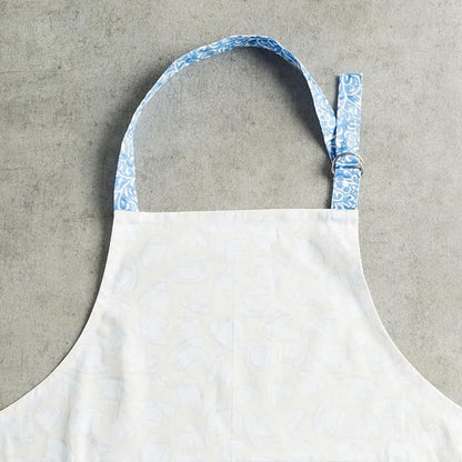 Maison d' Hermine 100% Cotton Apron for women with Pocket Kitchen Chef Apron for Men Cooking Spring Summer