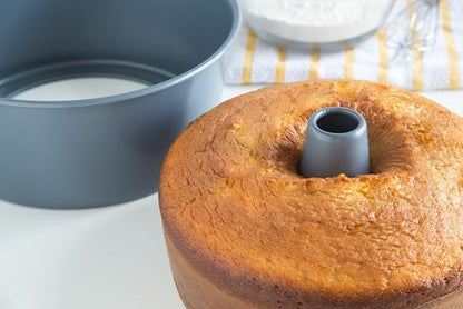 Fox Run Non-Stick Angel Food Cake Pan With Removable Bottom, 10 x 10 x 4.5 Inch Tube Cake Pan