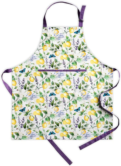 Maison d' Hermine 100% Cotton Apron for women with Pocket Kitchen Chef Apron for Men Cooking Spring Summer
