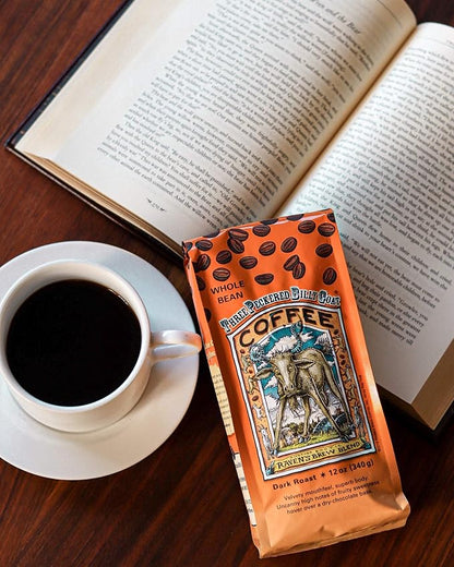 Raven's Brew Coffee Bold Organic Coffee Dark Roast Whole Bean - Organic Three Peckered Billy Goat 5lb