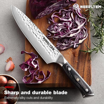 Damascus chef knife