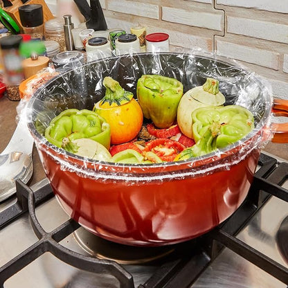 Maxdot 50 Pcs Slow Cooker Liners with Elastic Band Large 13" x 21" Cooking Bags Disposable Pot Liners Fit 3 Qt to 6.5 Qt Large Slow Cooker Cooking Bags Suitable for Oval and Round Pots