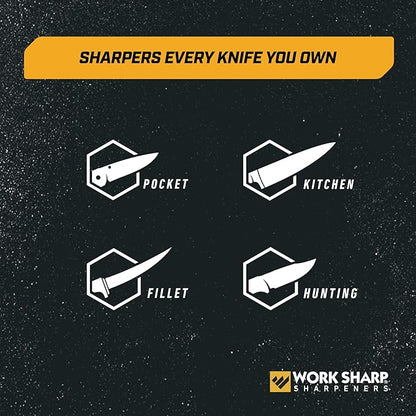 Work Sharp Upgrade Kit for WSBCHPAJ Knife Sharpener, Set of 7 Abrasives and Carrying Case