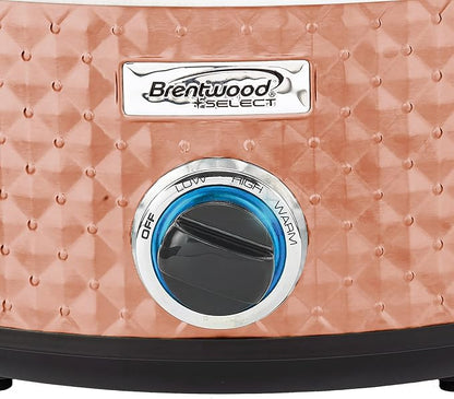 Brentwood Select 7 Quart Slow Cooker in Copper