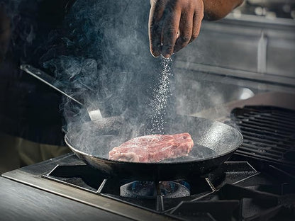 Matfer Bourgeat Black Carbon Steel Frying Pan, 8 1/2"