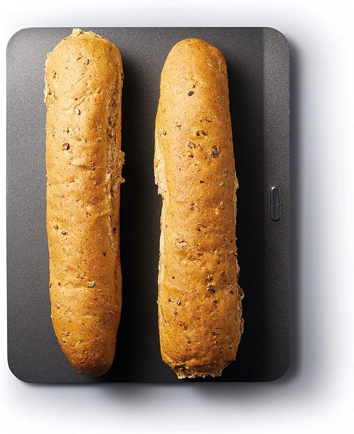 MasterClass Baking Sheet with PTFE, PFOA and BPA Free Non Stick, Robust 1mm Thick Carbon Steel, 35 x 28cm