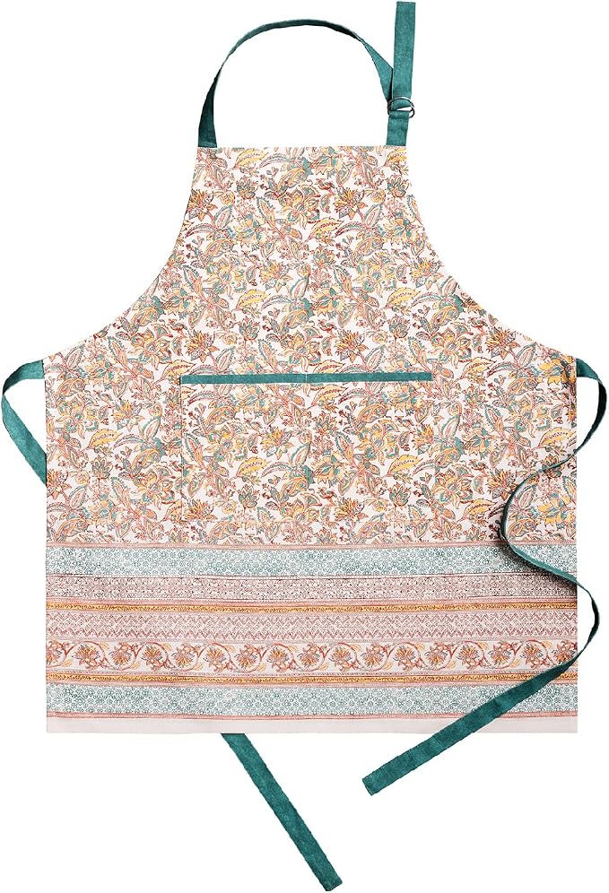 Maison d' Hermine 100% Cotton Apron for women with Pocket Kitchen Chef Apron for Men Cooking Spring Summer