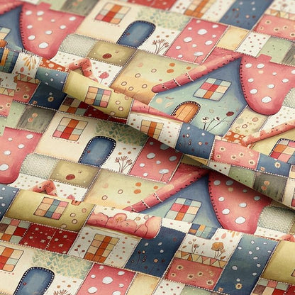 100% Cotton Fabric by the Yard – Turkish Quality Quilting & Sewing Fabric, 1 Yard x 1.69 Yards Wide, Patchwork Cotton for Crafts