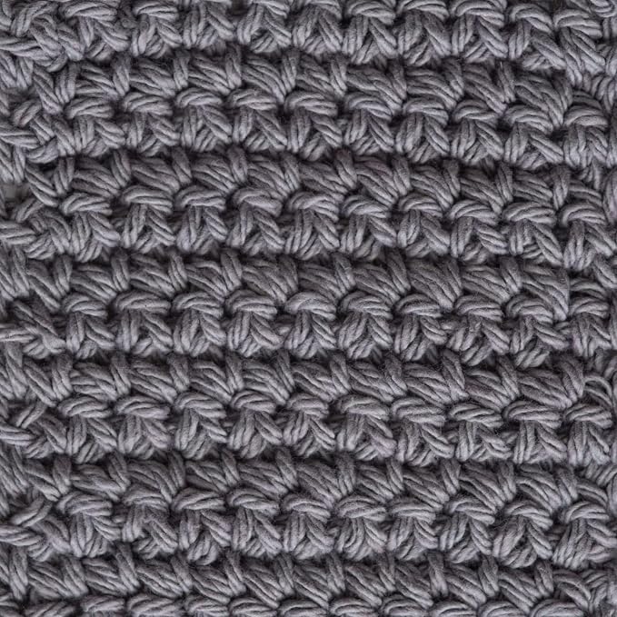 Lily Sugar'n Cream 100% Cotton Yarn 6-Pack Bundle with Bella's Crafts Stitch Markers (Sage Blend)