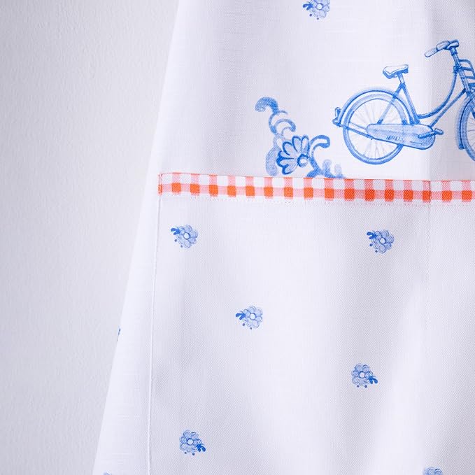 Maison d' Hermine 100% Cotton Apron for women with Pocket Kitchen Chef Apron for Men Cooking Spring Summer