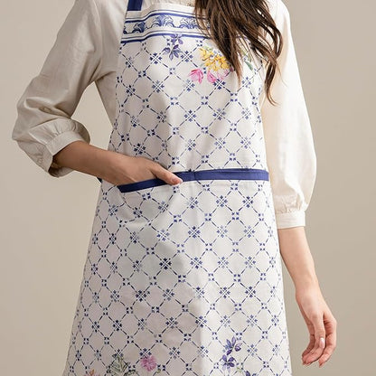 Maison d' Hermine 100% Cotton Apron for women with Pocket Kitchen Chef Apron for Men Cooking Spring Summer
