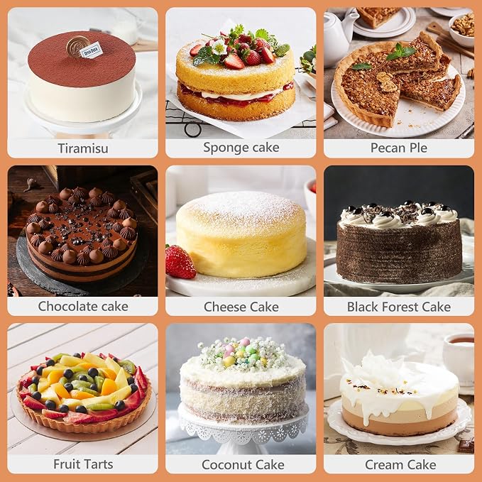 9 Inch Cake Pan, Leakproof & Nonstick, Removable Bottom & Easy Releasing Round Cake Pan, 304 Stainless Steel Cake Baking Pans, Non-Toxic & Healthy, Dishwasher Safe