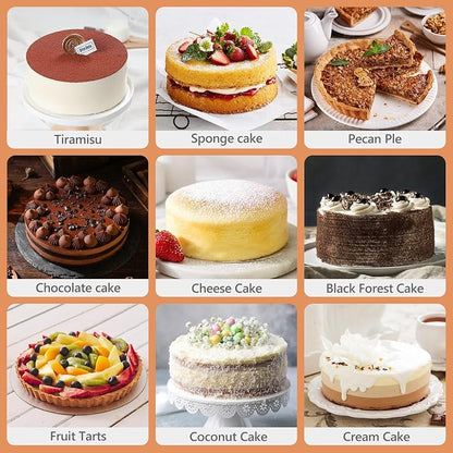 9 Inch Cake Pan, Leakproof & Nonstick, Removable Bottom & Easy Releasing Round Cake Pan, 304 Stainless Steel Cake Baking Pans, Non-Toxic & Healthy, Dishwasher Safe
