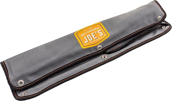 Oklahoma Joe’s Blacksmith 3‑Piece BBQ Knife Set – Full‑Tang Meat Knives with Riveted Handles & Storage Roll