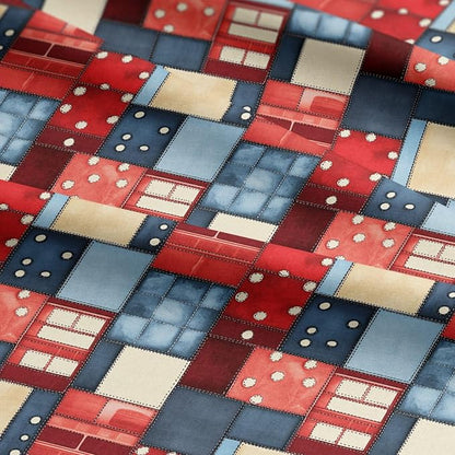 100% Cotton Fabric by the Yard – Turkish Quality Quilting & Sewing Fabric, 1 Yard x 1.69 Yards Wide, Patchwork Cotton for Crafts