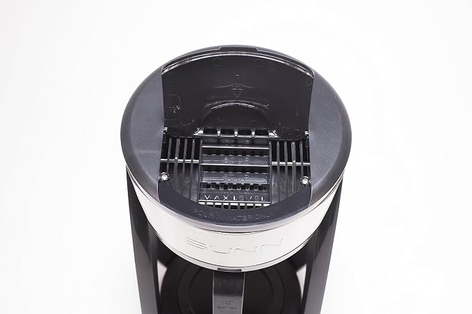 BUNN HB Heat N Brew Programmable Coffee Maker, 10 cup, Stainless Steel, 46500.0003