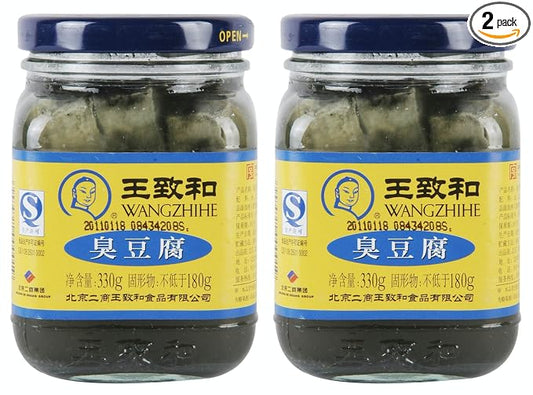 [FREE MEASURING SPOON SET] PACK OF 2 - WANGZHIHE FERMENTED BEAN CURD, 王致和乳腐 (Stinky Chunk 臭豆腐)