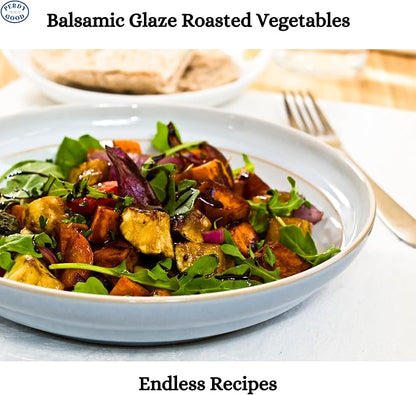 Trader Joes's Trader Giotto's Balsamic Glaze Bundle with two (2) 8.45oz bottles of Trader Giotto's Balsamic Glaze and one (1) Adjustable Measuring Spoon All-in-One Measuring Device